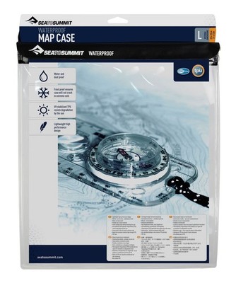 Sea to Summit Waterproof Map Case Clear L Utensilientasche Tasche Clear
