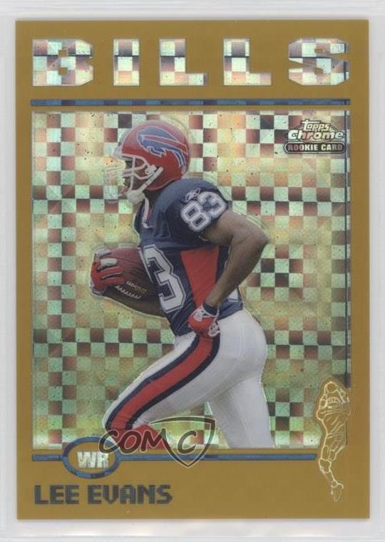 Lee Evans Topps Chrome #178 Gold Xfractor