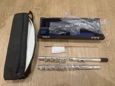 17 Open Hole Close Hole Dual Use Silver-Plated Carved Flute French Key Mechanism