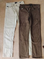 Lot Of 2 Boys RVCA Corderoy Pants - Size 28