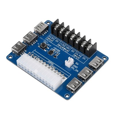 ATX Power Supply Breakout Board USB Charging Desktop Chassis Power Adapter Board