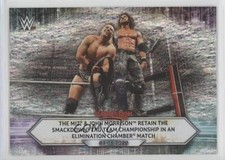 2021 Topps WWE Elimination Chamber Silver Foilboard The Miz John Morrison 1md