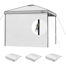 KAMPKEEPER 10X10 Canopy Tent Sidewalls with Zipper for Canopy Frame, 3Pcs Sun...