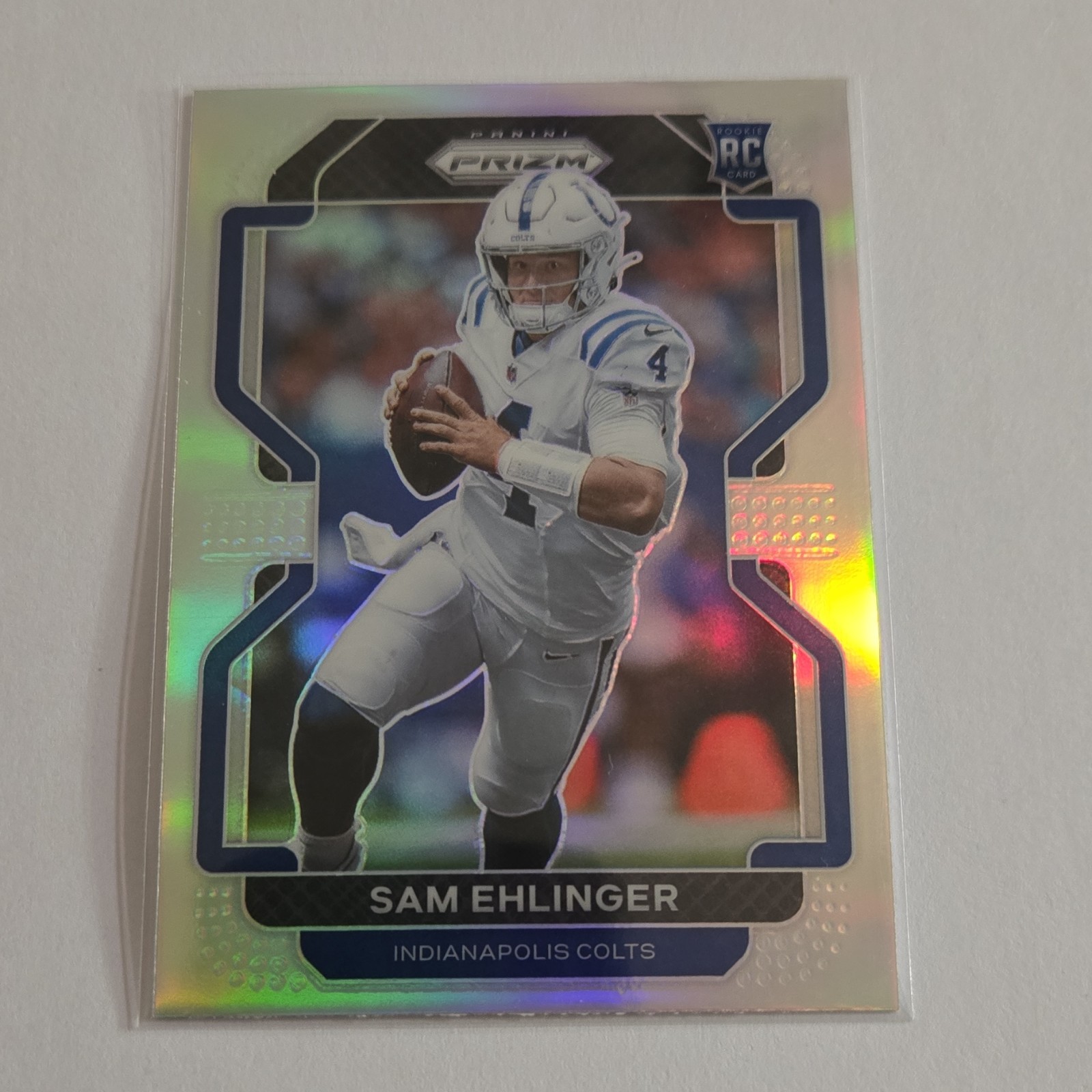 Panini 2021 Prizm Sam Ehlinger #395 Silver Prizm Rookie Indianapolis Colts NFL