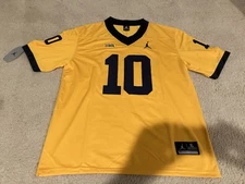 Tom Brady University of Michigan Maize Jumpman jersey XL RARE!!
