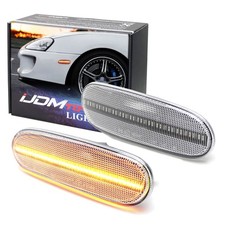Clear Lens Amber Led Front Bumper Side Markers For Toyota Supra Jza80 Celica Mr2