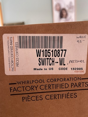 #ad NEW OEM WHIRLPOOL WASHER PRESSURE SWITCH KIT W10510877 W10466750 *SAME DAY SHIP* $129.00