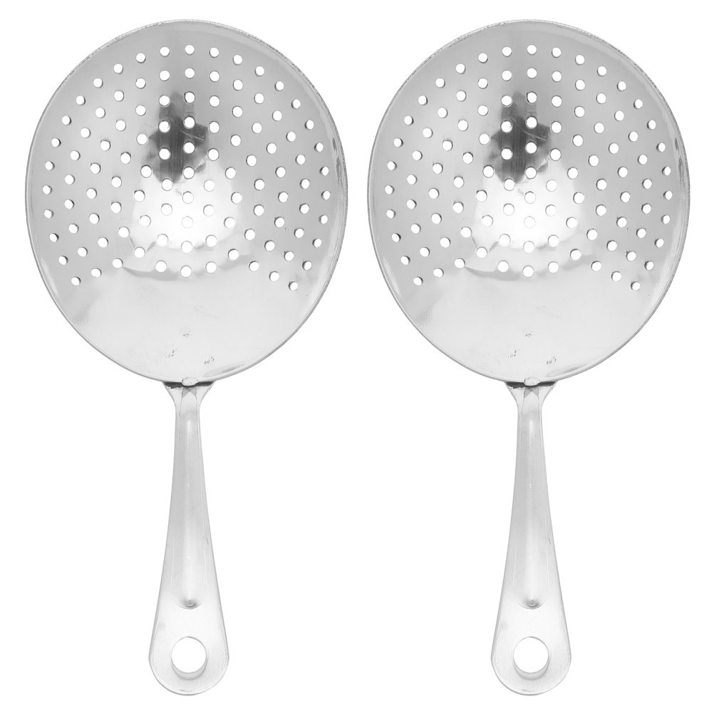 2 Pcs Abschäumerlöffel Frittieröl Filter Edelstahlfilterlöffel Kochsieb