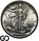 1946 Walking Liberty Half Dollar, Solid Gem BU++