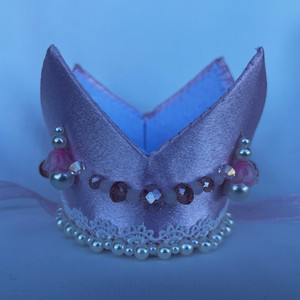 Handmade One-of-a-Kind Pink 4 Pointed Crown Renaissance Medieval Cosplay