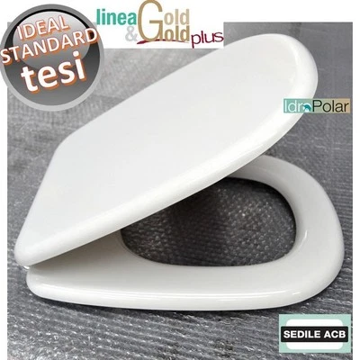 NUOVO SEDILE PER WC TESI IDEAL STANDARD TAVOLETTA MARCA ACB ERCOS LINEA GOLD
