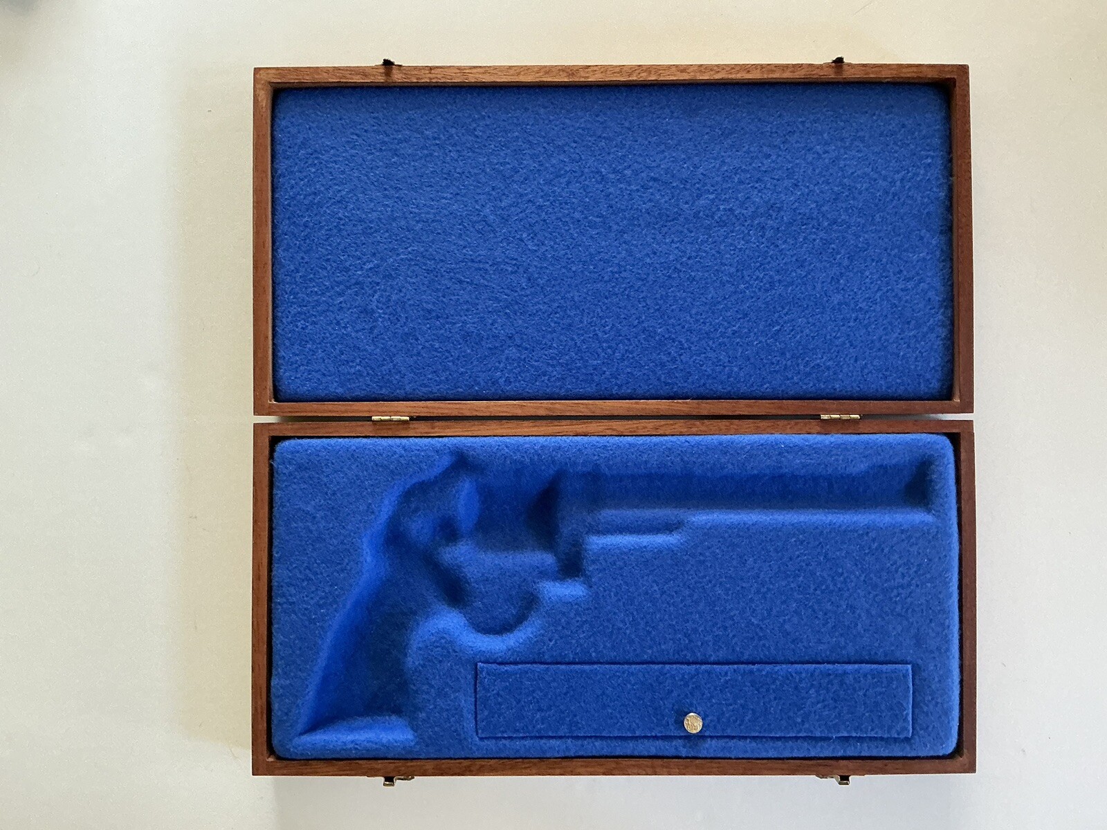 Original Smith Wesson Mahogany Wood Presentation Case Box 8 3/8