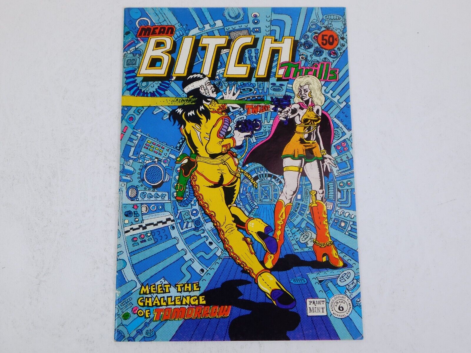 Mean Bitch Thrills VF/NM 9.0 Underground Comic - Spain Rodriguez 1st Print Comix