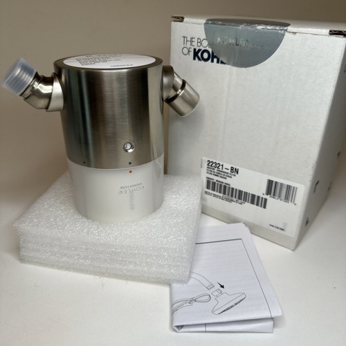 Kohler K-22321-BN Aquifer Shower Head Water Filter, Vibrant Brushed Nickel