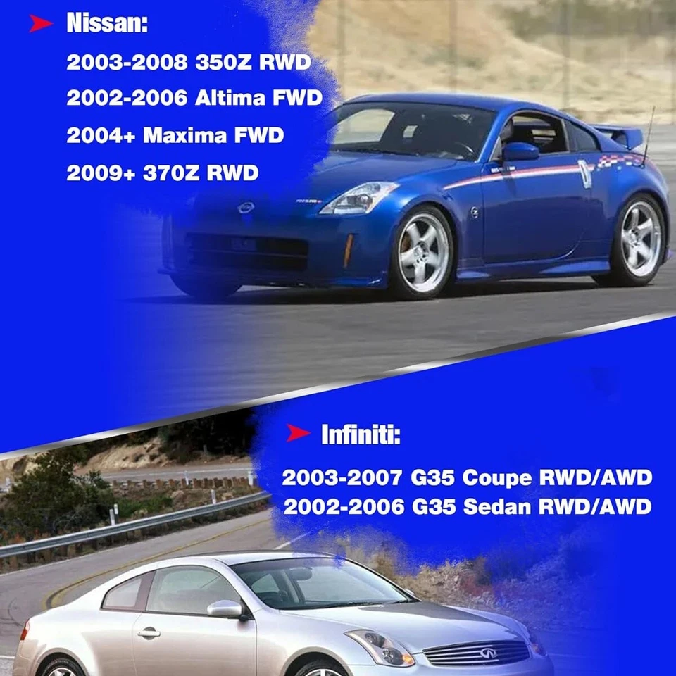 Barra de tracción trasera ajustable KSP para Nissan 350Z G35 Altima Máxima Foto 2 de 4