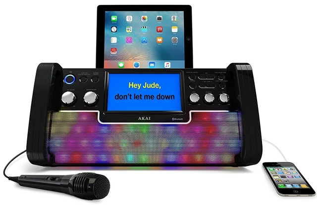 Sistema de karaoke portátil Akai sistemas de karaoke