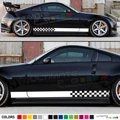 Aufkleber Decal für Nissan 350 Z Xenon Seite Front CARBON Licht Heckspiegel Lippe Arm