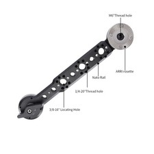 NICEYRIG ARRI Standard Rosette Arm Extension Handgrip Handle Gear Rosette Mount