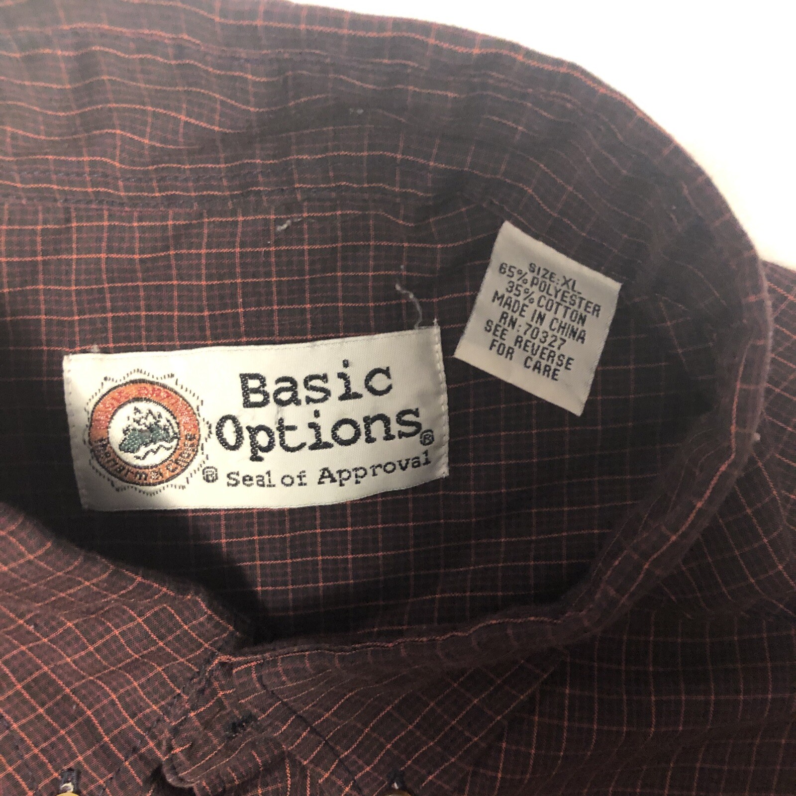 Basic Options Casual Button Down Shirt - Size XLa… - image 2