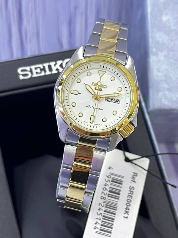 Seiko Sports SRE004K1 Two-Tone Gold Stainless Steel Automatic