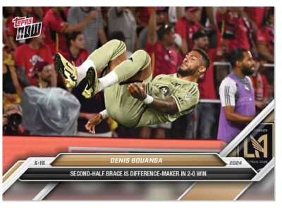 2024 Topps Now MLS 58 DENIS BOUANGA LAFC LOS ANGELES FC PR 102 SSP SP