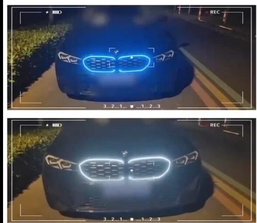 Parachoques delantero parrilla riñón lámpara luz LED para BMW X3 X4 G01 G02 2022 2024 - Imagen 6 de 10