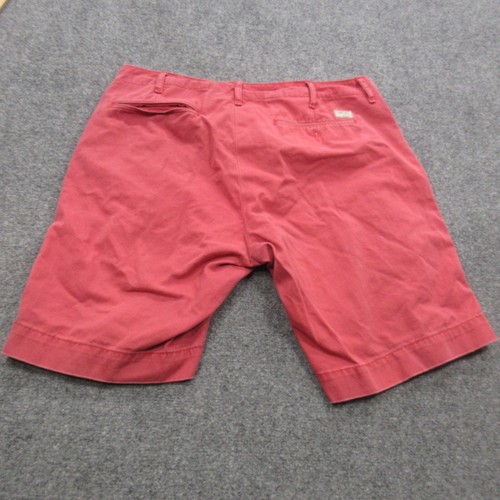 Denim & Supply Shorts Mens 32 Red Cotton Preppy Slash Pockets Ralph Lauren Chino - Picture 7 of 10