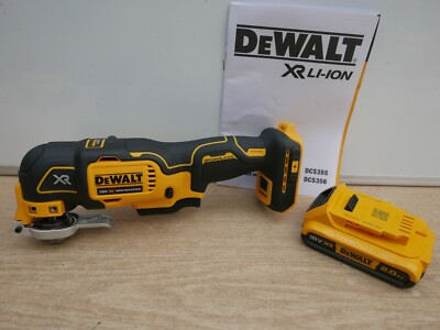 DeWalt DCS356 18 V XR 3 Geschwindigkeiten oszillierendes Multiwerkzeug nackte Einheit + DCB183 2AH Schlag
