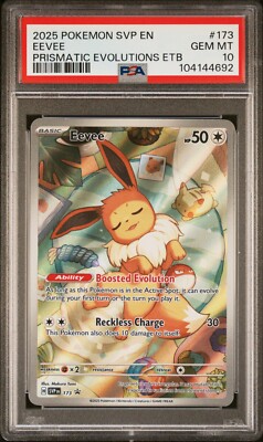 2025 Pokemon TCG Eevee Black Star Promo #173 Prismatic Evolutions