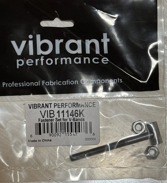Vibrant Performance 11146K Replacement Fastener Set for V-Band Clamps (Bolt and