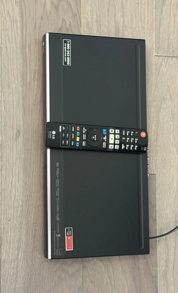 LG BD550 Network Blu-ray Disc Player DVD HDMI Wireless HD W Remote- Tested Works - Image 4 of 4