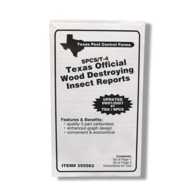 Wood Destroying Insect Report Documents (50 Pack) | eBay