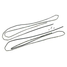 2-Pack Real Paua Abalone Shell Guitar Ukulele Binding Purfling Strips 800 2 1.5