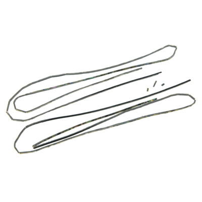 2-Pack Real Paua Abalone Shell Guitar Ukulele  Binding Purfling Strips 800*2*1.5