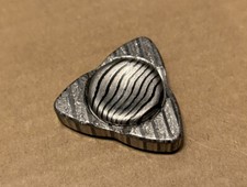 Crystallized Titanium / Zirconium Forged Metal Tri Fidget Spinner - Triangle EDC