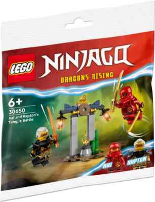 LEGO Ninjao (30650): Kai and Rapton s Temple Battle Polybag - New/Sealed/Ninja