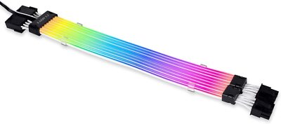 LIAN-LI PW8-PV2 Strimer Plus V2 8-Pin ARGB Power GPU Extension Cable 108 LED