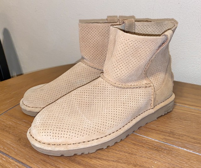 ugg mini perforated boot
