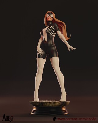 Julia Carpenter, Spider Woman, 12KResin Model Kit Painted 3d