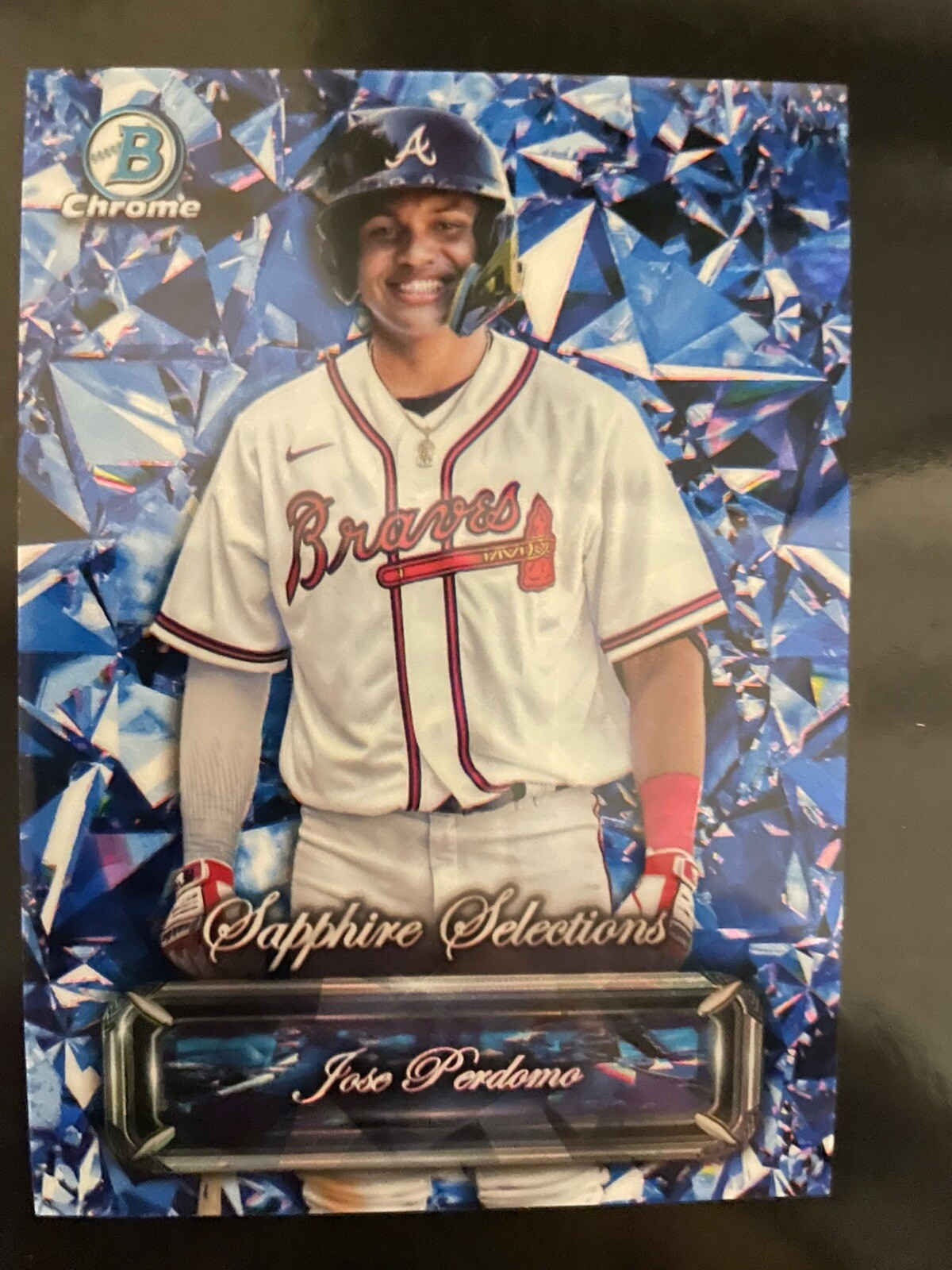 Jose Perdomo 2024 Bowman Chrome Sapphire Selections Braves