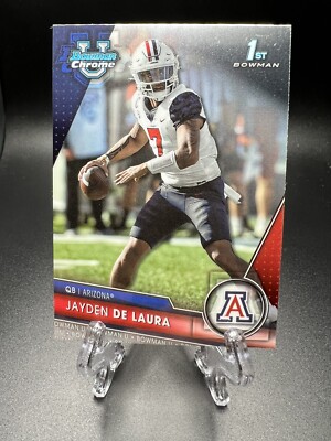 2023 Bowman Chrome U University Jayden De Laura Arizona #30 