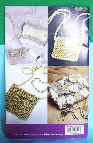 Small Sassy purses Crochet Patterns Leisure Arts Little Books - Picture 3 of 4