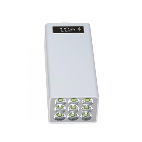 White Detachable Battery Case LCD Display Power Bank Shell Charger Box D - Picture 3 of 8