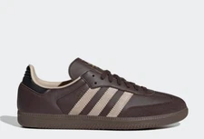 adidas Originals SAMBA OG MEN'S SHOES JI0217 / Dark Brown / Gum
