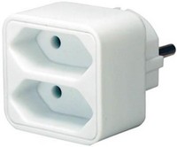 Brennenstuhl Adapterstecker Euro 2 Mehrfachstecker Steckdosenadapter
