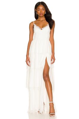 V. Chapman Carmen Gown in White - Size 2 V. Chapman Carmen Gown in White - Size 2