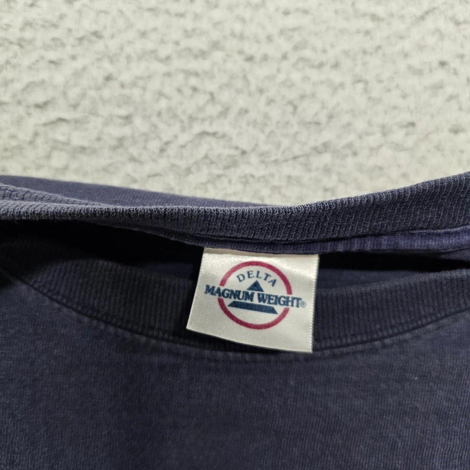 Vintage Buck Wear Hunting Shirt XL Short Sleeve Blue 2005 Beer Deer Camp - Image 3 of 4