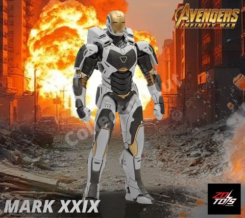 Figuras de acción Iron Man ZD Toys escala 1:10 Infinity Saga MARK 1 - 85 NUEVAS EN CAJA - Imagen 71 de 96