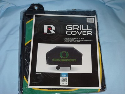 VINYL GRILL COVER Oregon Ducks  68x21x35 FITS MOST LARGE GRILLS  by Rico  NIP