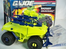 K26i9904 BADGER W BOX 100 COMPLETE 1991 GI JOE VINTAGE ORIGINAL HASBRO